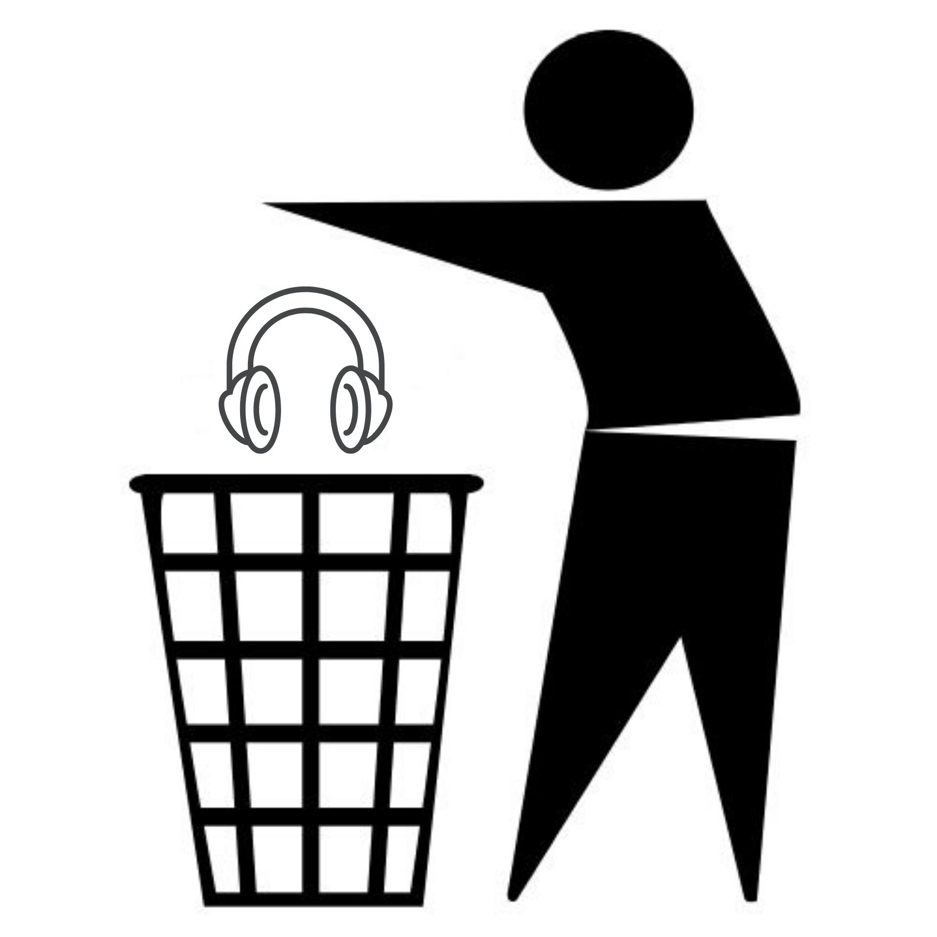 驴D贸nde tirar los auriculares?
